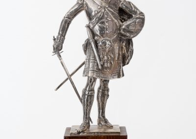 Silver statuette of Colonel Francis Humberston Mackenzie, 1st Baron Seaforth