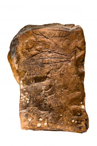 Pictish Stone with Eagle and Salmon