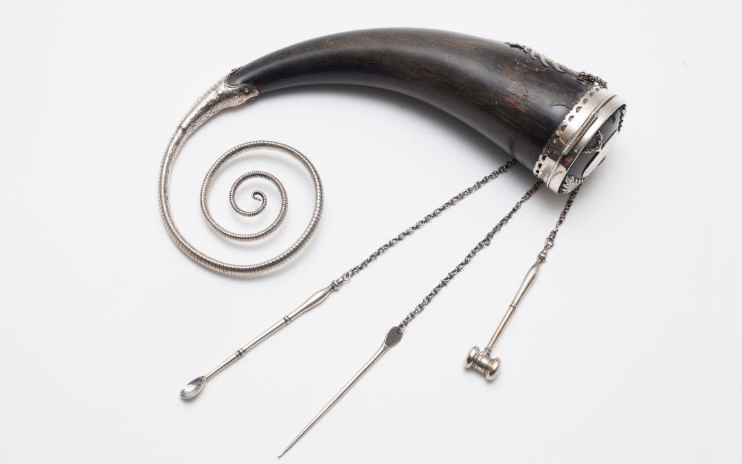 Snuff Mull Made from the Top of a Drum Major’s Mace