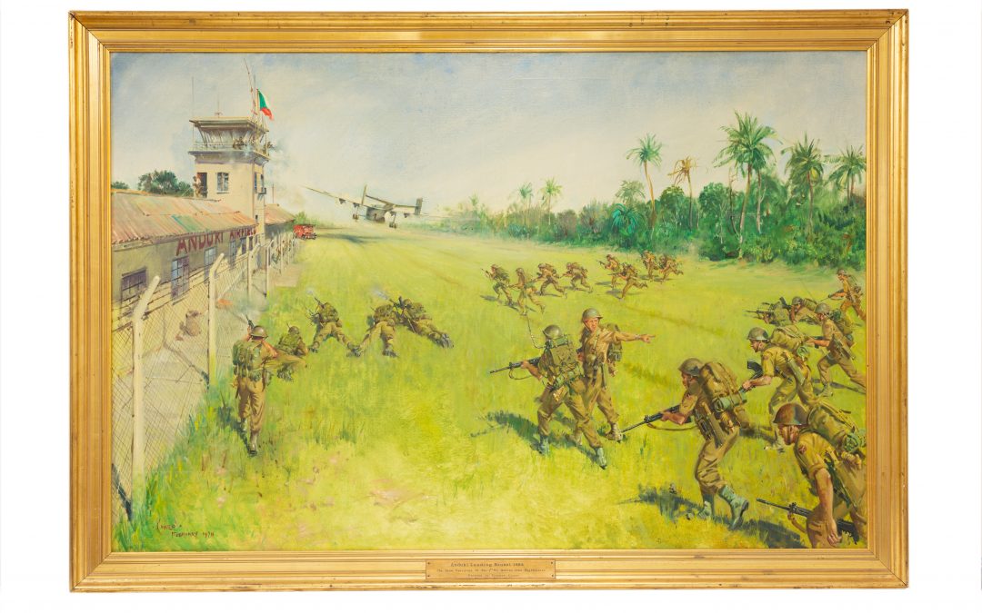 Terence Cuneo, ‘Anduki Landing – Brunei’