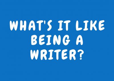 What’s it like being a writer? (video)
