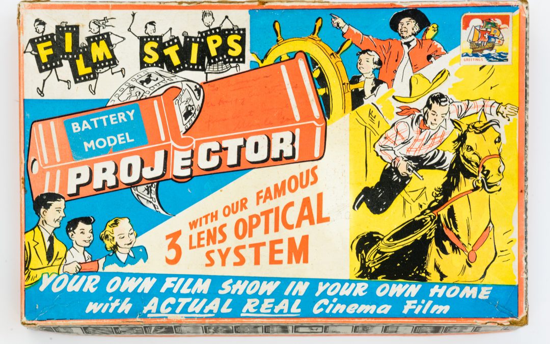 Film Strips Battery Projector