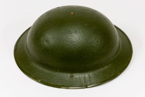 Green Steel Helmet