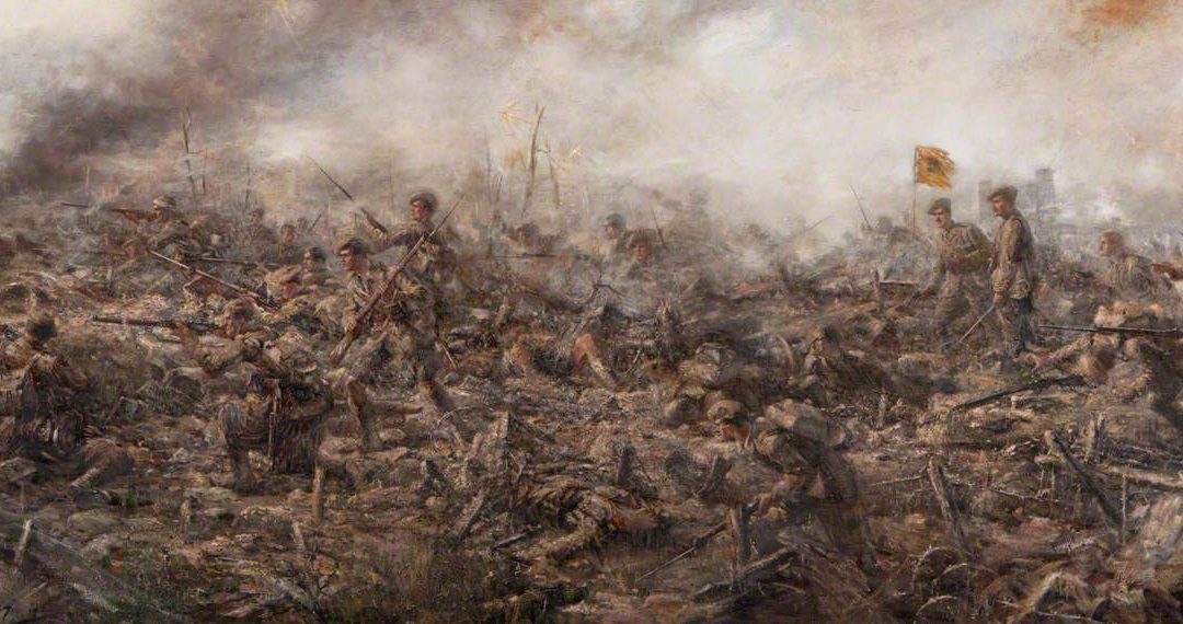 7th Camerons at the Battle of Loos’ by Joseph Gray
