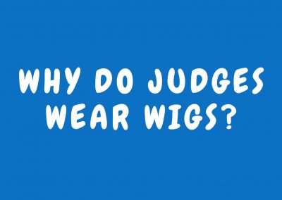 Why do judges wear wigs?