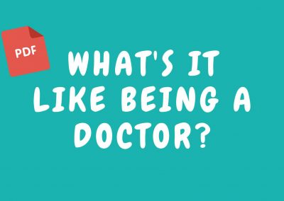 What’s it like being a doctor?